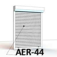 Цена защитных ролет из экструдированного профиля  AER -44 