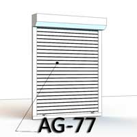 Цена защитных ролет из пенонаполненного профиля  AG - 77 